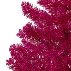 Northlight 3ft. Unlit Metallic Pink Tinsel Artificial Christmas Tree 12 Northlight 3ft. Unlit Metallic Pink Tinsel Artificial Christmas Tree -Northlight D810571S 3