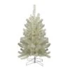 Northlight 3ft. Unlit Metallic Platinum Tinsel Artificial Christmas Tree 2 Northlight 3ft. Unlit Metallic Platinum Tinsel Artificial Christmas Tree -Northlight D810572S 1