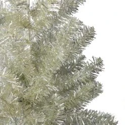 Northlight 3ft. Unlit Metallic Platinum Tinsel Artificial Christmas Tree 12 Northlight 3ft. Unlit Metallic Platinum Tinsel Artificial Christmas Tree -Northlight D810572S 3