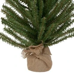 Northlight 3ft. Unlit Scottsdale Pine Artificial Christmas Tree In Burlap Base -Northlight D810577S 3