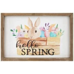 Northlight Hello Spring Framed Easter Wall Sign