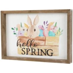 Northlight Hello Spring Framed Easter Wall Sign -Northlight D827017S 4