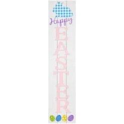 Northlight 3ft. Happy Easter Wooden Porch Board Sign