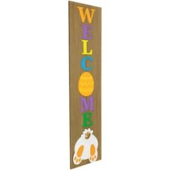 Northlight 3.25ft. Welcome Wooden Easter Bunny Porch Board Sign 12 Northlight 3.25ft. Welcome Wooden Easter Bunny Porch Board Sign -Northlight D827021S 3