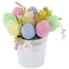 Northlight 7" Easter Egg Spring Potted Floral Arrangement 2 Northlight 7" Easter Egg Spring Potted Floral Arrangement -Northlight D827029S 1