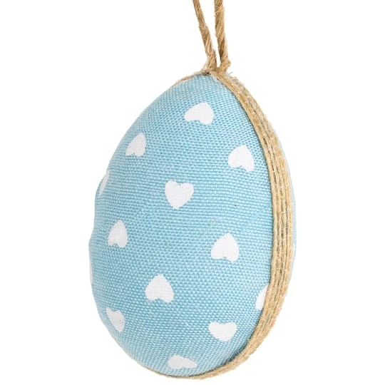 Northlight 2" Blue Easter Egg Ornament Décor, 6ct. 6 Northlight 2" Blue Easter Egg Ornament Décor, 6ct. - Image 4