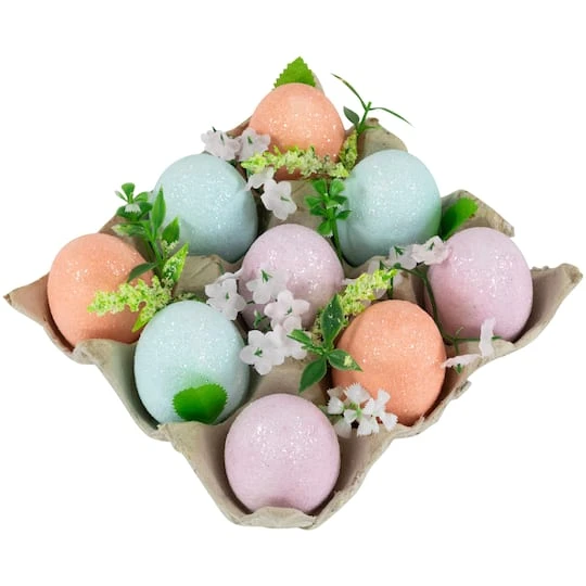 Northlight 6.25" Pastel Easter Eggs With Carton Decoration 6 Northlight 6.25" Pastel Easter Eggs With Carton Decoration - Image 4