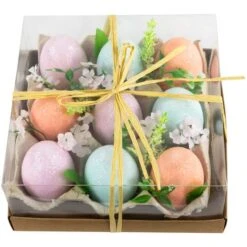 Northlight 6.25" Pastel Easter Eggs With Carton Decoration 15 Northlight 6.25" Pastel Easter Eggs With Carton Decoration -Northlight D827035S 6