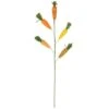 Northlight 23.75" Striped Carrots Artificial Easter Spray