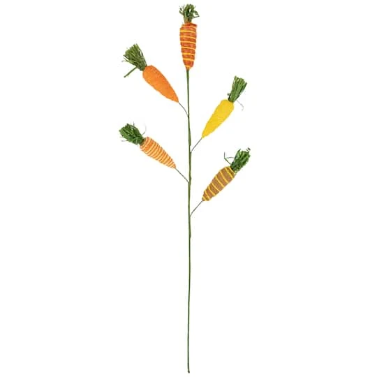 Northlight 23.75" Striped Carrots Artificial Easter Spray 3 Northlight 23.75" Striped Carrots Artificial Easter Spray