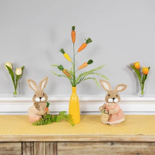 Northlight 23.75" Striped Carrots Artificial Easter Spray 6 Northlight 23.75" Striped Carrots Artificial Easter Spray - Image 4