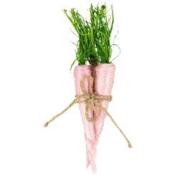 Northlight 9" Pink Straw Carrot Easter Decorations Set 10 Northlight 9" Pink Straw Carrot Easter Decorations Set -Northlight D827041S 1 1
