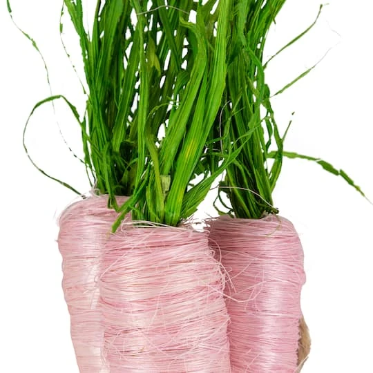Northlight 9" Pink Straw Carrot Easter Decorations Set 8 Northlight 9" Pink Straw Carrot Easter Decorations Set - Image 6