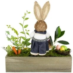 Northlight 17.25" Boxed Garden Arrangement With Bunny Easter Decoration -Northlight D827045S 6