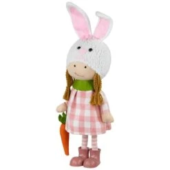 Northlight 13" Standing Girl In Bunny Hat Easter Figurine 11 Northlight 13" Standing Girl In Bunny Hat Easter Figurine -Northlight D827053S 3