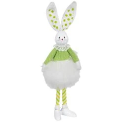 Northlight 15" Green Ballerina Bunny Standing Easter Figure