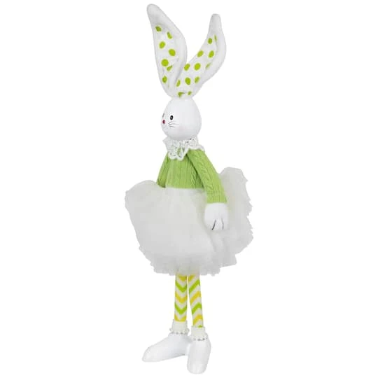 Northlight 15" Green Ballerina Bunny Standing Easter Figure 6 Northlight 15" Green Ballerina Bunny Standing Easter Figure - Image 4