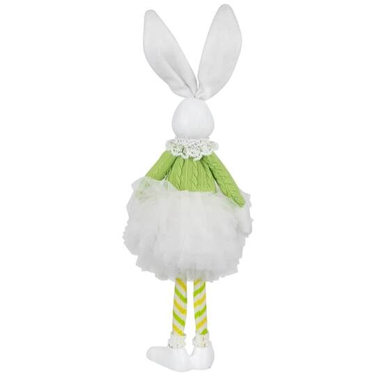 Northlight 15" Green Ballerina Bunny Standing Easter Figure 8 Northlight 15" Green Ballerina Bunny Standing Easter Figure - Image 6