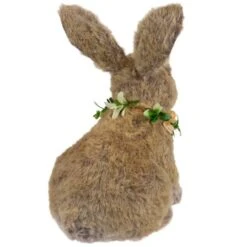 Northlight 8.5" Plush Rabbit With Flower Wreath Easter Figurine 13 Northlight 8.5" Plush Rabbit With Flower Wreath Easter Figurine -Northlight D827073S 5