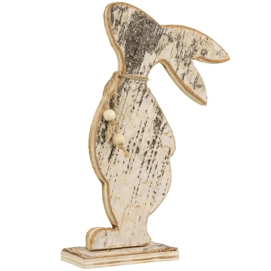 Northlight 12" Rustic Wooden Rabbit Silhouette Easter Accent 7 Northlight 12" Rustic Wooden Rabbit Silhouette Easter Accent - Image 5