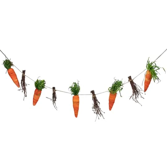 Northlight 3.25ft. Carrot & Twig Artificial Easter Garland 3 Northlight 3.25ft. Carrot & Twig Artificial Easter Garland