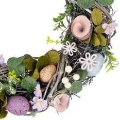 Northlight 13" Speckled Eggs & Flowers Easter Wreath 13 Northlight 13" Speckled Eggs & Flowers Easter Wreath -Northlight D827106S 4