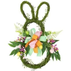 Northlight 23" Twig & Vine Easter Bunny Artificial Wreath