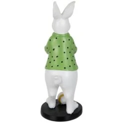 Northlight 11.5" Rabbit Holding Easter Egg Outdoor Garden Statue -Northlight D827117S 6