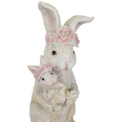 Northlight 9.25" Mother & Baby Bunny Outdoor Garden Easter Statue 15 Northlight 9.25" Mother & Baby Bunny Outdoor Garden Easter Statue -Northlight D827121S 6