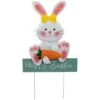 Northlight 18.75" Bunny With Carrot Happy Easter Outdoor Garden Stake 1 Northlight 18.75" Bunny With Carrot Happy Easter Outdoor Garden Stake -Northlight D827123S 1