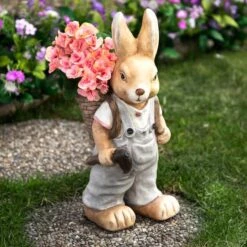 Northlight 19.25" Boy Rabbit Outdoor Easter Garden Planter 11 Northlight 19.25" Boy Rabbit Outdoor Easter Garden Planter -Northlight D827125S 1