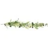Northlight 5ft. Hydrangea & Eucalyptus Artificial Floral Spring Garland 1 Northlight 5ft. Hydrangea & Eucalyptus Artificial Floral Spring Garland -Northlight D827153S 1