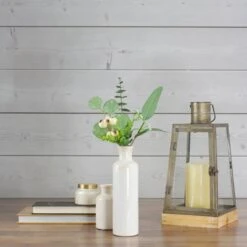 Northlight 19" White Berry & Eucalyptus Leaf Floral Spring Pick -Northlight D827160S 2