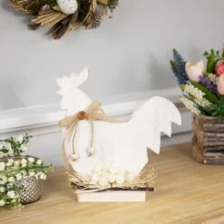 Northlight 9.5" Distressed Rooster Silhouette Spring Décor 11 Northlight 9.5" Distressed Rooster Silhouette Spring Décor -Northlight D827164S 2