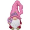 Northlight 7" Pink & Fuchsia Spring Gnome Figurine & Butterfly