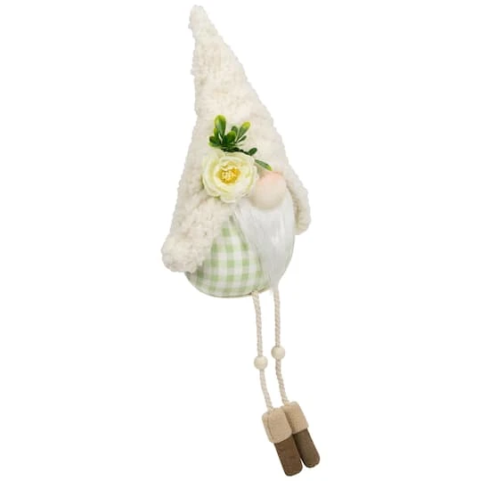 Northlight 10.5" Plush Sitting Gnome With Dangling Legs Spring Figurine 7 Northlight 10.5" Plush Sitting Gnome With Dangling Legs Spring Figurine - Image 5