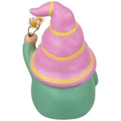 Northlight 8" Pink & Green Gnome Holding Flowers Spring Figurine 13 Northlight 8" Pink & Green Gnome Holding Flowers Spring Figurine -Northlight D827174S 5