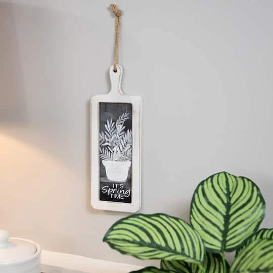 Northlight 10.5" It's Spring Time Floral Cutting Board Wall Decoration 6 Northlight 10.5" It's Spring Time Floral Cutting Board Wall Decoration - Image 4