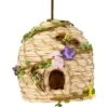Northlight 6.25" Beehive With Bees Spring Hanging Decoration 2 Northlight 6.25" Beehive With Bees Spring Hanging Decoration -Northlight D827177S 1