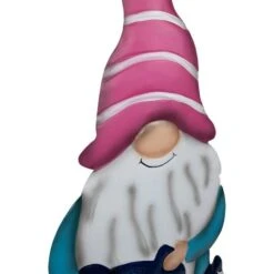 Northlight 21.25" Blue Gardening Gnome Spring Yard Sign Garden Stake -Northlight D827184S 5