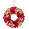 Northlight 12.5" Mixed Floral & Berries Artificial Spring Wreath
