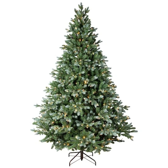Northlight 7.5ft. Pre-Lit Real Touch™️Full Blue Spruce Artificial Christmas Tree, Clear Lights 9 Northlight 7.5ft. Pre-Lit Real Touch™️Full Blue Spruce Artificial Christmas Tree, Clear Lights - Image 7