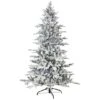 Northlight 7.5ft. Pre-Lit Real Touch™ Elite Flocked Calgary Pine IPT Artificial Christmas Tree, Dual Color LED Lights 1 Northlight 7.5ft. Pre-Lit Real Touch™ Elite Flocked Calgary Pine IPT Artificial Christmas Tree, Dual Color LED Lights -Northlight D859009S 2