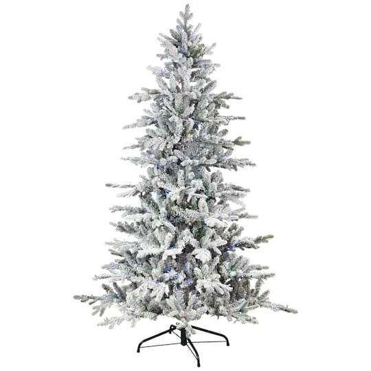 Northlight 7.5ft. Pre-Lit Real Touch™ Elite Flocked Calgary Pine IPT Artificial Christmas Tree, Dual Color LED Lights 3 Northlight 7.5ft. Pre-Lit Real Touch™ Elite Flocked Calgary Pine IPT Artificial Christmas Tree, Dual Color LED Lights