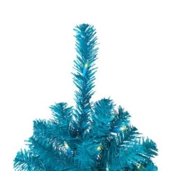 Northlight 6ft. Pre-Lit Turquoise Medium Pine Artificial Christmas Tree, Clear Lights 13 Northlight 6ft. Pre-Lit Turquoise Medium Pine Artificial Christmas Tree, Clear Lights -Northlight D859062S 4