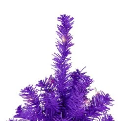 Northlight 6ft. Pre-Lit Purple Medium Pine Artificial Christmas Tree, Clear Lights 13 Northlight 6ft. Pre-Lit Purple Medium Pine Artificial Christmas Tree, Clear Lights -Northlight D859065S 4